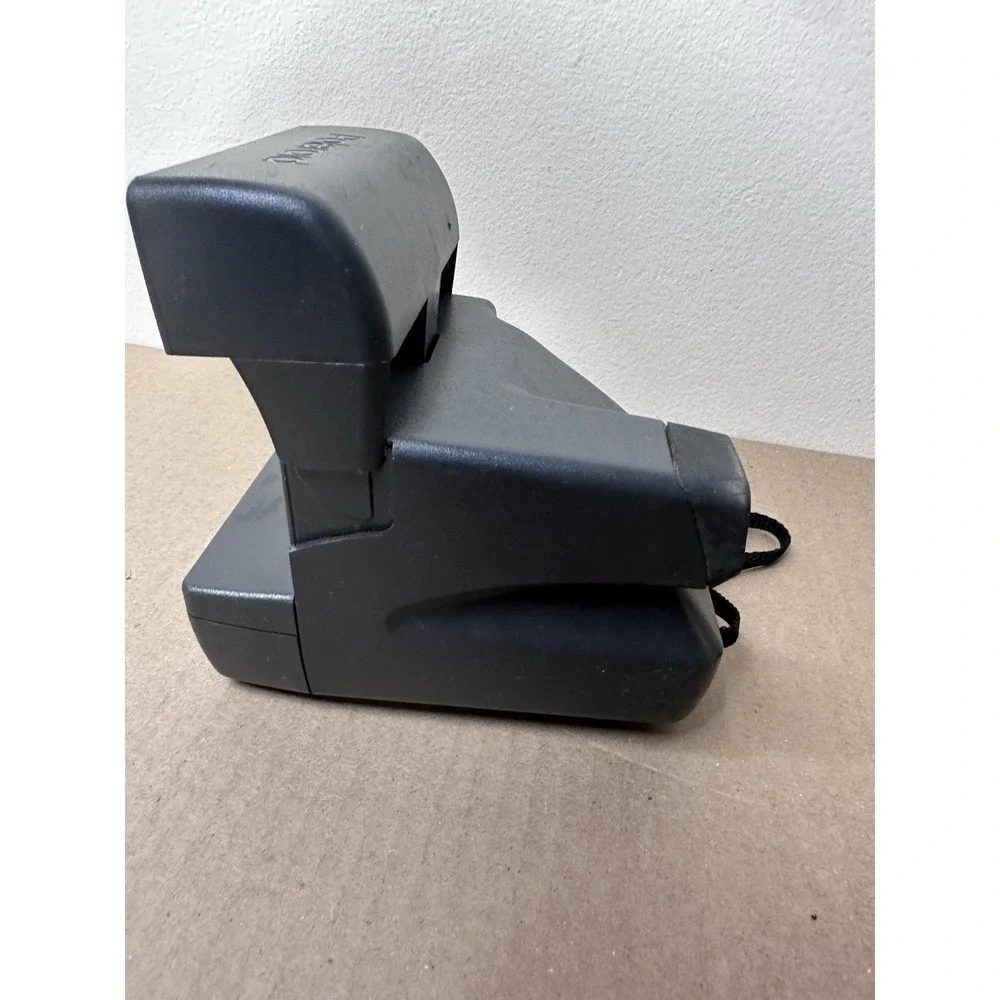 Vintage Polaroid 600 One Step Flash Instant Film Camera Black with Strap
